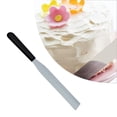 thumbnail image 4 of para Pastel de Acero Inoxidable Cuchillo para Pastel de 8 '', Crema para Pastel Más Suave con Esca, para Gseado Agitador de Espá Negro Sunnimix Espátula de pastel, 4 of 8
