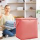 thumbnail image 5 of Bolsa de Almacenamiento Extragrande y Resistente con Asas Reforzadas | Organizador de Ropa con Doble Cremallera | Bolsa de Mudanza de Plástico Plegable para Ropa, Juguetes, Decoración Navideña | Solu, 5 of 6