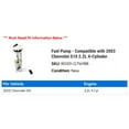 thumbnail image 2 of Fuel Pump - Compatible with 2003 Chevy S10 2.2L 4-Cylinder, 2 of 2