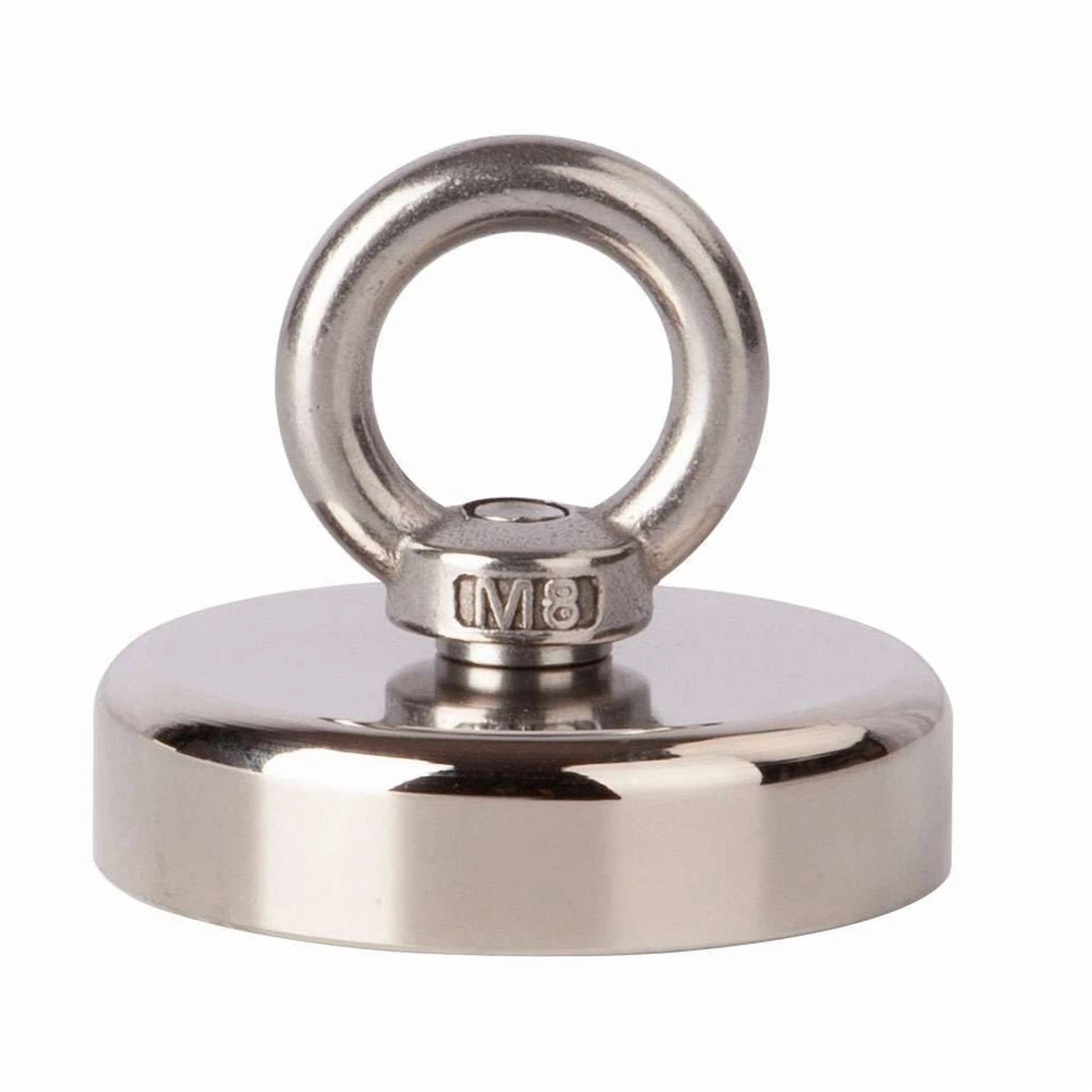 N52 Fishing Magnet Strong Neodymium Pull Force Treasure Hunt 400 Lbs 48Mm Us