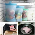 thumbnail image 4 of yingyy 4 Pcs Sac Alimentaire en Silicone Réutilisable Sac de Conservation des Aliments Sac Scellé, 4 of 6