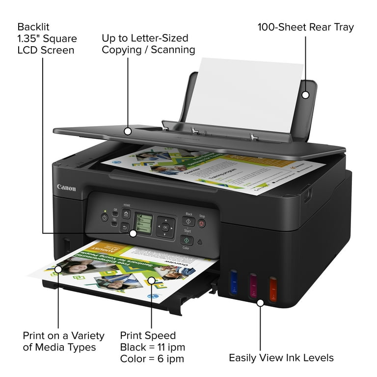 Canon MegaTank PIXMA G3272 Color Inkjet All in One Printer