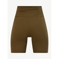 thumbnail image 4 of Free Assembly Women's High Waisted Bike Shorts, 4 of 6