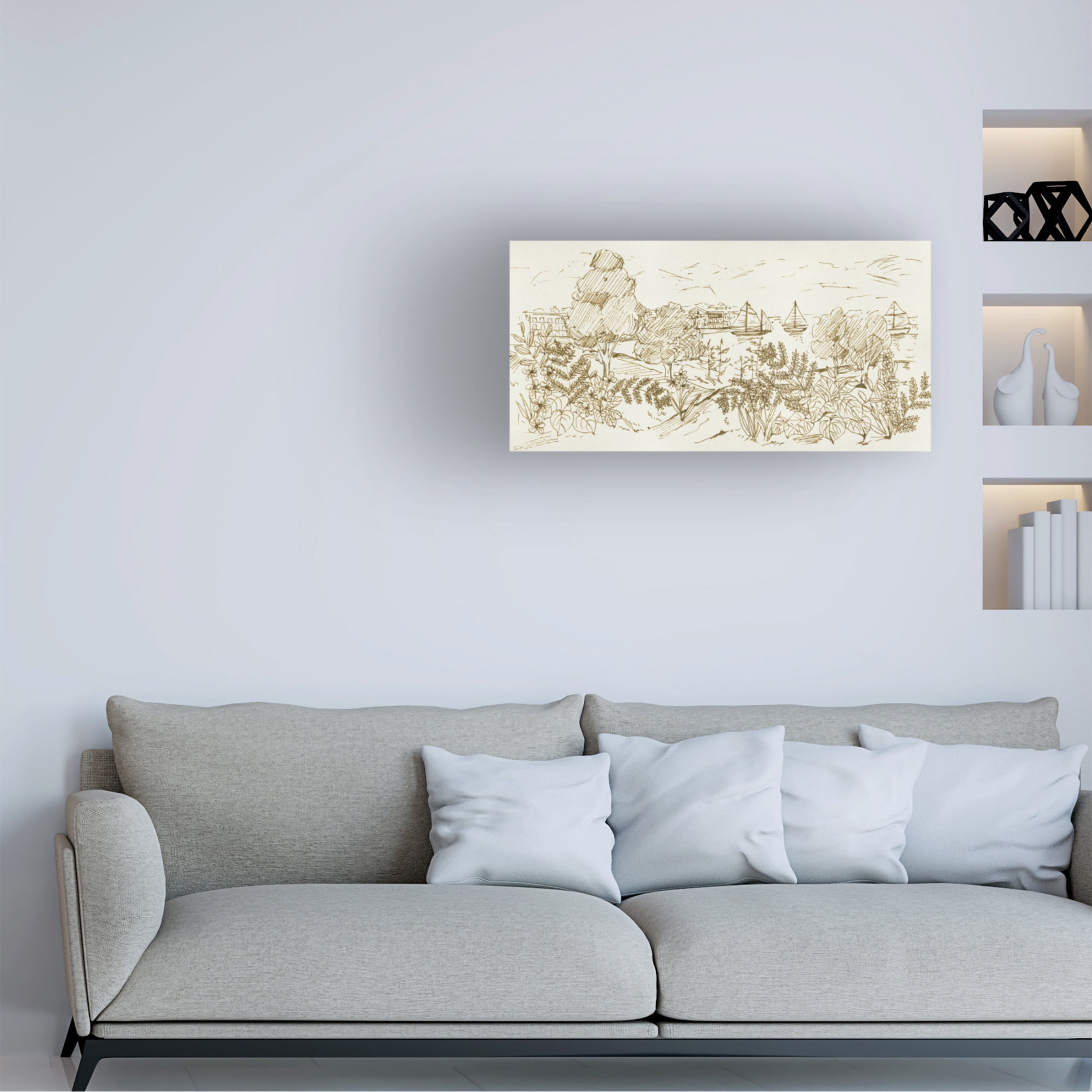 Trademark Fine Art Melissa Wang Autumn Landing I Canvas Wall Art
