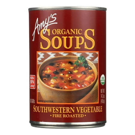 Amys Kitchen Org Fire Roasted Southwest Vege Soup