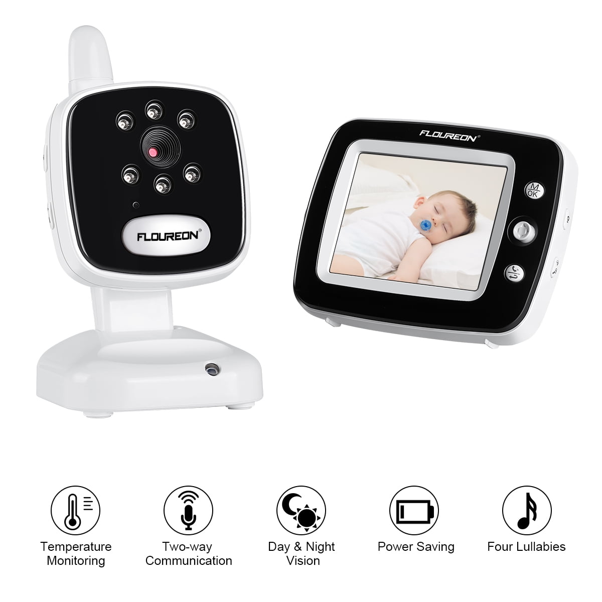 baby monitor floureon