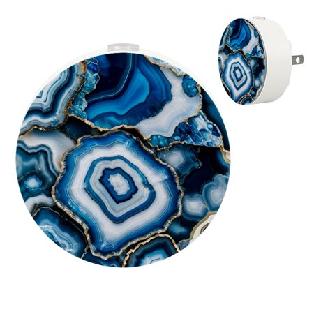 

YZUOUZY Lamp for Bedroom Bedside Lamp Bedside Lamps Set of 2 Stone Blue Black White