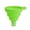 Green, variant on 3PCS Funnel - Silicone Collapsible Funnel, Convenient Foldable Beads Container Mosaic Tool For 5D DIY Diamond Painting Kits For Adults