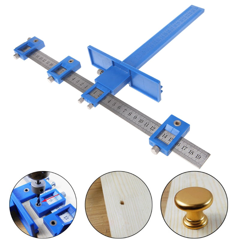 Punch Locator Drill Guide Sleeve Cabinet Hardware Jig Dowelling For Wood 