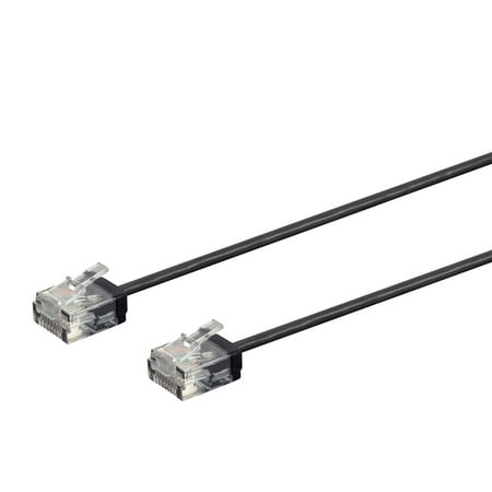 Monoprice Cat6 Ethernet Patch Cable - 7 Feet - Black | Stranded  550MHz  UTP  Pure Bare Copper Wire  32AWG - Micro SlimRun Series price history on PriceWatchPro