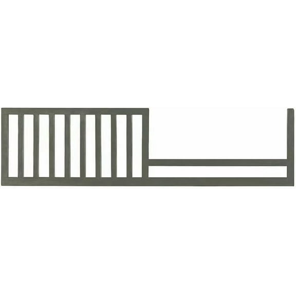 Toddler Bed Safety Guard Rail Conversion Kit for Bel Amore Cribs by Bivona (Nantucket Grey - Channing)