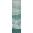 thumbnail image 2 of Addison Rugs Chantille Indoor/Outdoor Transitional Swirls Seafoam Washable Runner Rug, 2'3" x 7'6", 2 of 6