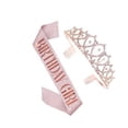 thumbnail image 4 of Wweixi Rhinestone Crystal Headwear Exquisite Etiquette Belt Scarf Decorations Type 3 5Set, 4 of 6