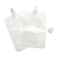 thumbnail image 6 of 50 Pcs 3.25 OZ Clear Spouted Liquid Stand up Pouches, Good for Jam, Juice, Milk Packaging, 4mil, 8.2mm Spout, FDA Compliant, BPA Free, 6 of 6