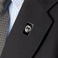 thumbnail image 2 of Friday the 13th Jason Mask Metal Rectangle Lapel Hat Pin Tie Tack Pinback, 2 of 4