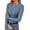 Dark Blue, variant on Womens Long Sleeve Shirts Crew Neck Stretchy Fitted Ribbed Tops Basic Base Layer Soft Thermal Undershirts Tee