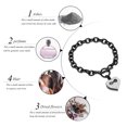 thumbnail image 5 of 20cm Personalize Infinity Love Heart Locket Chain Link Bracelet Keepsake Cremation Jewelry for Ashes of Loved One Memorial Funeral Urn Bracelet for Ashes Holder, 5 of 12