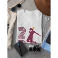 thumbnail image 3 of 23 Cleveland Basketball  Women White T-Shirt, Female x-Large, 3 of 4