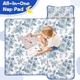 thumbnail image 4 of Pioneer Flower Floral Print Pattern Toddler Nap Mats for Kids Preschool,Sleeping Mat Bag or Kids,Toddler Sleeping Bag,Toddler Nap Mat or Daycare, 4 of 6