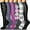 Black Purple Gray, variant on 6 Pairs Medical Sport Compression Socks - 15-20mmhg Graduated Knee-High Support for Men & Women, Ideal for Soccer, Running, and Nurses