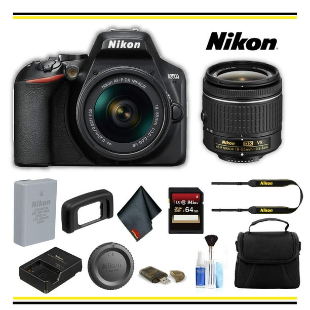 Nikon D3500 DSLR Camera with 1855mm Lens Starter Bundle
