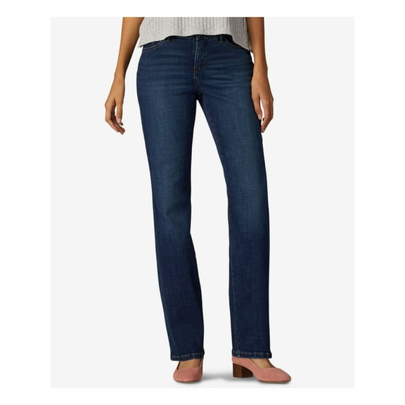 LEE $62 Womens New 1761 Blue Pocketed Zippered Casual Jeans 2 B B