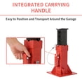 thumbnail image 3 of Heavy Duty Jack Stands with Locking Pins for Truck, RV & SUV, 12 Ton Pin-Type Adjustable Height Support Stands, Wide Base Steel Auto Repair Stand, 3 of 7