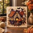thumbnail image 5 of Halloween Pearl Art Kit Painting Set Plastic Complete Kit for Fall Home Decor Wall Art Crafts Seasonal Gifts by MPOISVA, 5 of 8