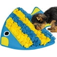 thumbnail image 1 of Snuffle Mat for Dogs Pets Feeding Mat 20x20 Inches Tropical Fish Design Sniffing Mat Smell Training Slow Eating Stress Relief Drain Energy Dog Treat Dispenser, 1 of 7