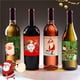 thumbnail image 5 of Kearding 10 unidades/juego de etiquetas adhesivas para botella de vino de Navidad, cubierta para botella de vino de Navidad, adornos para botella de vino Barra de herramientas Kearding HA038643-00, 5 of 6