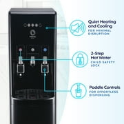 Primo® Water Htrio Coffee K-Cup Water Dispenser Bottom Loading, Hot/Cold Temperature, Black