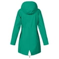 thumbnail image 5 of MuXi Women's Anorak Jacket Lightweight Windproof Loose Fit Hooded Raincoat Outdoor Casual Coat for All Seasons (Green,XXL), 5 of 5
