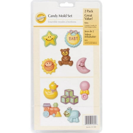 UPC 070896256058 product image for Wilton 10-Cavity Candy Mold, Baby, 10-Designs 2115-1605 | upcitemdb.com