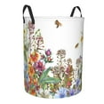 thumbnail image 2 of Fotbe Herbs and Wildflowers Laundry Basket with Handles, Waterproof Large Laundry Hamper, Wash Bag for Corner Dorm, Rolling Laundry Basket with Handles-Small, 2 of 8