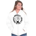 thumbnail image 3 of Popeye Strong To The Finish Flexing Unisex Plus Size Zip Hoodie Brisco Brands 2X, 3 of 5