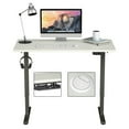 thumbnail image 1 of Gymax Bureau Électrique Debout Réglable en Hauteur Double Moteur Noir, 1 of 10