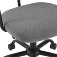 thumbnail image 5 of Pemberly Row Modern Faux Leather Office Chair with Arms - Gray, 5 of 7