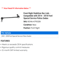 thumbnail image 2 of Front Right Stabilizer Bar Link - Compatible with 2014 - 2018 Ford Special Service Police Sedan 2015 2016 2017, 2 of 2