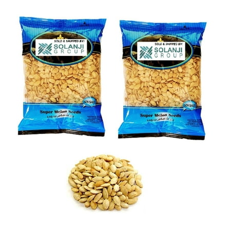 Melon Roasted and Salted Seeds ( Egyptian Style ) Two (2) Packs, NT.WT. 12.34oz (350g)