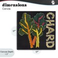 thumbnail image 4 of Stupell Industries Rustic Lodge Chard Leafy Vegetable Canvas Art, 17 x 17, by Nancy Overton, 4 of 8