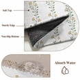 thumbnail image 6 of 3'x5' Area Rugs, Beige Floral Indoor Outdoor Area Rug for Living Room Bedroom, Spring Summer Botanical Flowers Washable Bathroom Rugs Kitchen Floor Carpet Mats Home Decor Aesthetic, 6 of 8