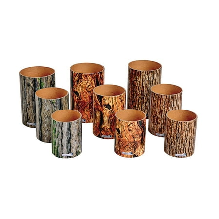 UPC: 0191487011297 | Excellerations Bark Printed Blocks Set of 18 (Item # BARKBLK)