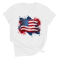 thumbnail image 2 of Vetsdori Womens Patriotic Shirts USA Years Anniversary July 4th Pullover Red White and Blue Summer Independence Day Graphic,Short Sleeve Fashion Shirts for Women Crew Neck, 2 of 7