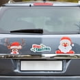 thumbnail image 1 of Decoración magnética reflectante de PVC con dibujos animados de Papá Noel para coche, decoración con succión magnética sin pegamento, 1 of 4
