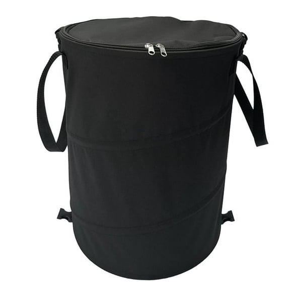 1 * outdoor trash can-Black