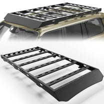 POFENZE 4Runner Roof Rack Cargo Basket for 2010-2024 Toyota 4Runner Overland Rooftop Luggage Storage Holder 800 LBS