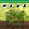 thumbnail image 5 of Uxcell 12x12 Inch Small Wire Plant Protectors 20 Sheet Square Wire Plant Cages Mesh with 20 Ground Stakes, 50 Ties, 5 of 6