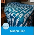 thumbnail image 5 of Camco Life is Better at The Campsite Camper/RV Plush Fleece Blanket | Queen Size | Blue, Polyester (53440), 5 of 5