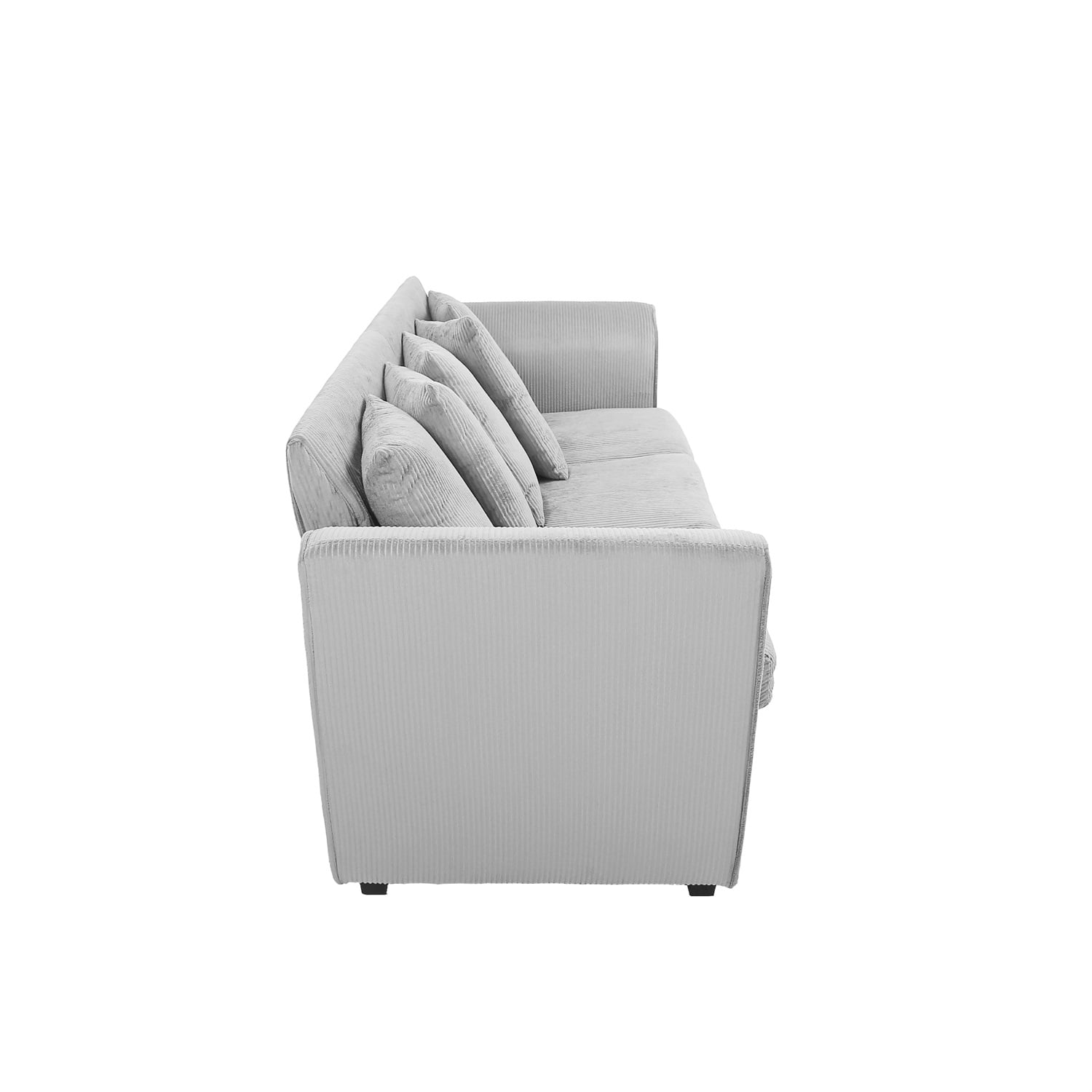 Kadyn 3-Seat Sofa Couch, Fabric Upholstered Accent Sofa for Living Room&Bedroom&Office, Modern Fabric Sofa Couch with Pillows, Light Grey Kadyn 3-Seat Sofa Couch, Fabric Upholstered Accent Sofa for Living Room&Bedroom&Office, Modern Fabric Sofa Couch with Pillows, Light Grey