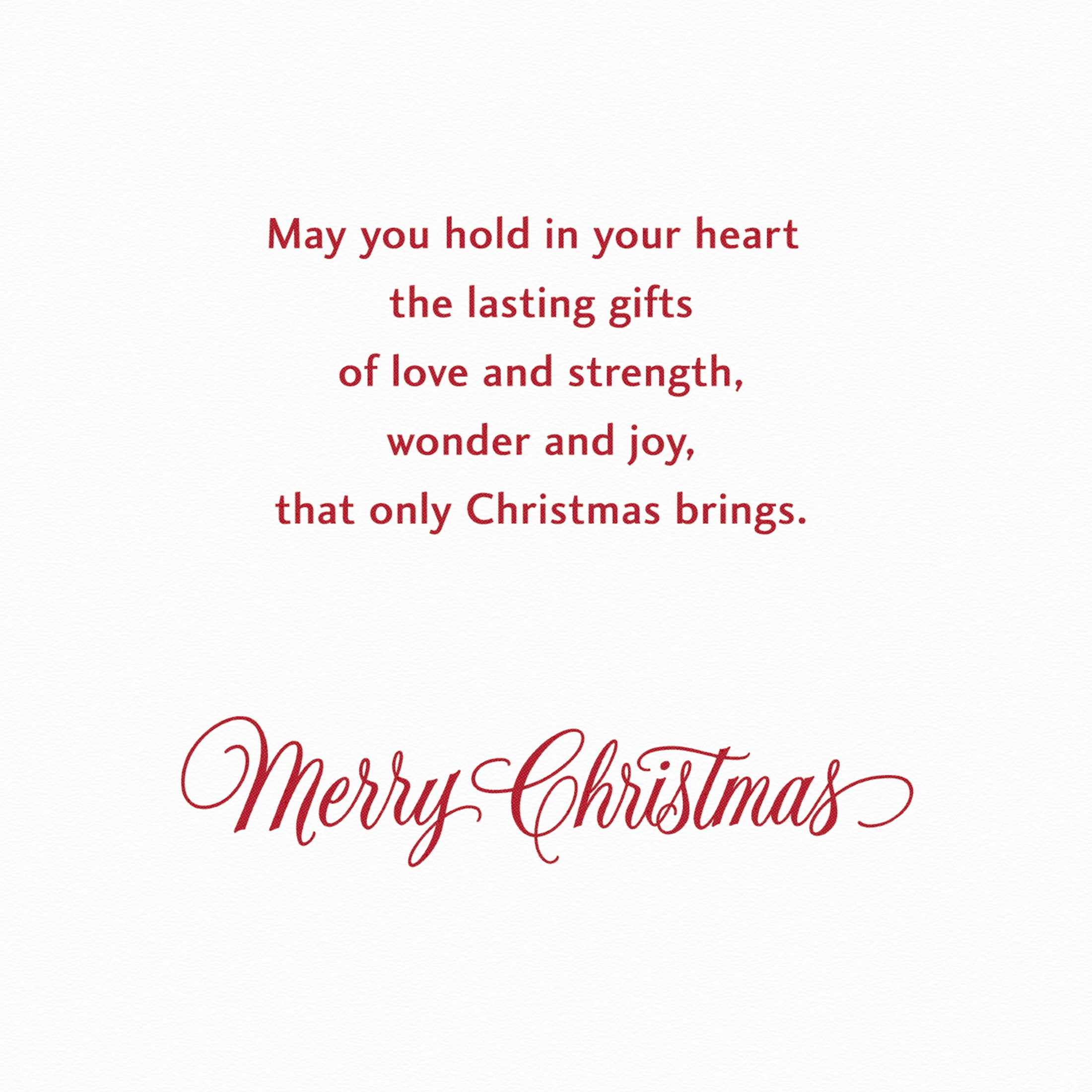American Greetings Religious Christmas Card (The Gift of Grace)